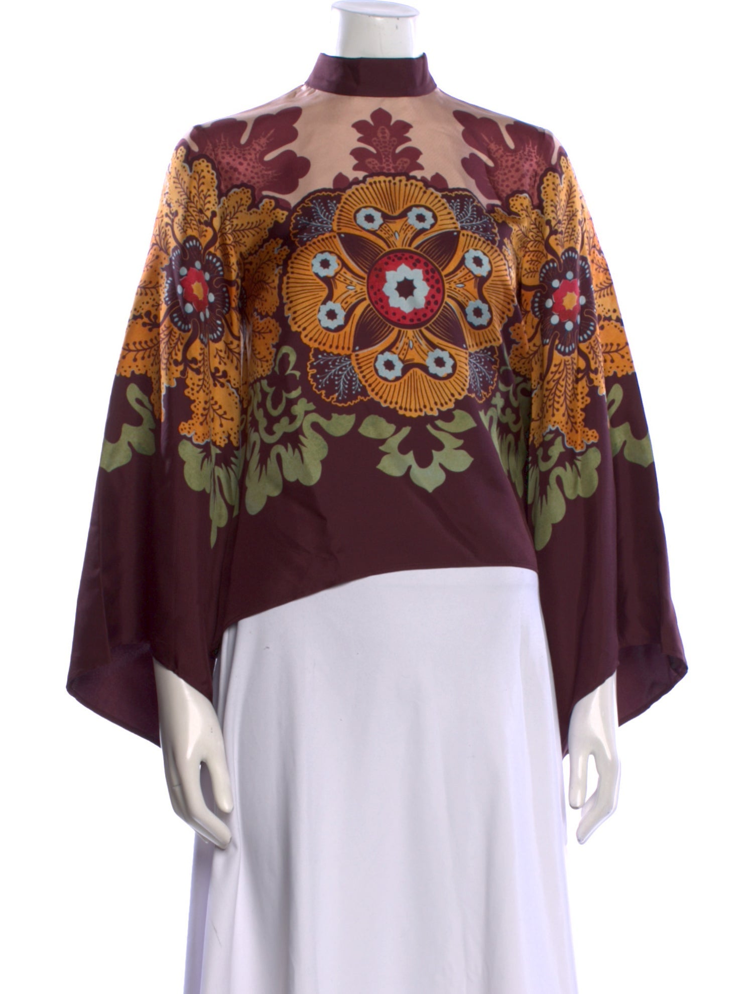 La DoubleJ Silk Printed Sweatshirt