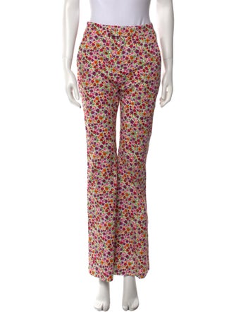 La DoubleJ Floral Print Wide Leg Pants