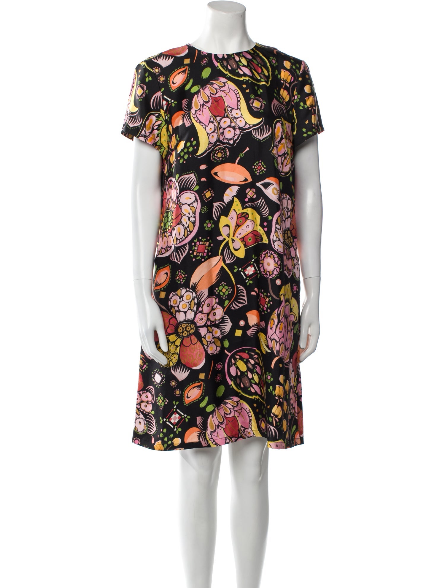 La DoubleJ Silk Knee-Length Dress