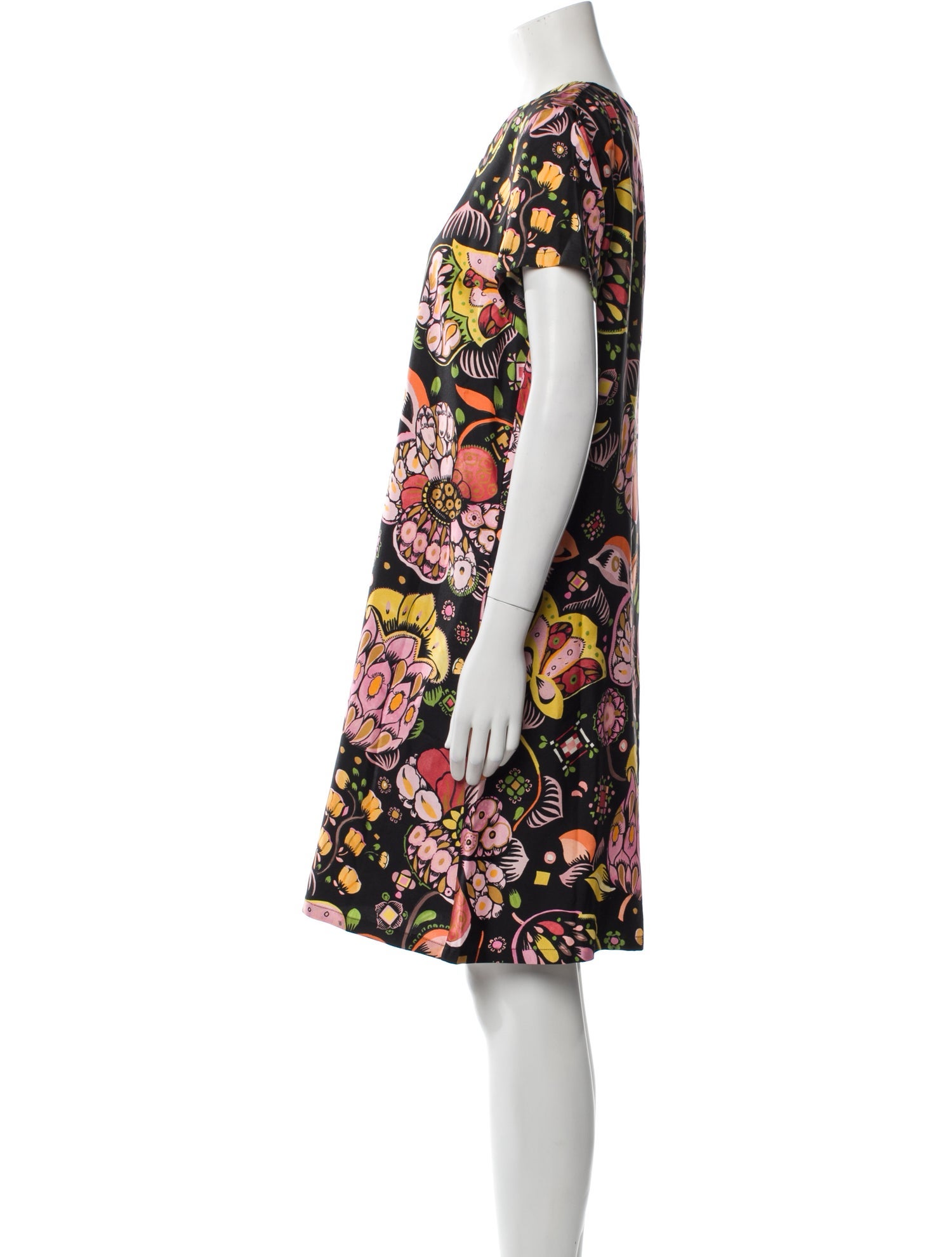 La DoubleJ Silk Knee-Length Dress