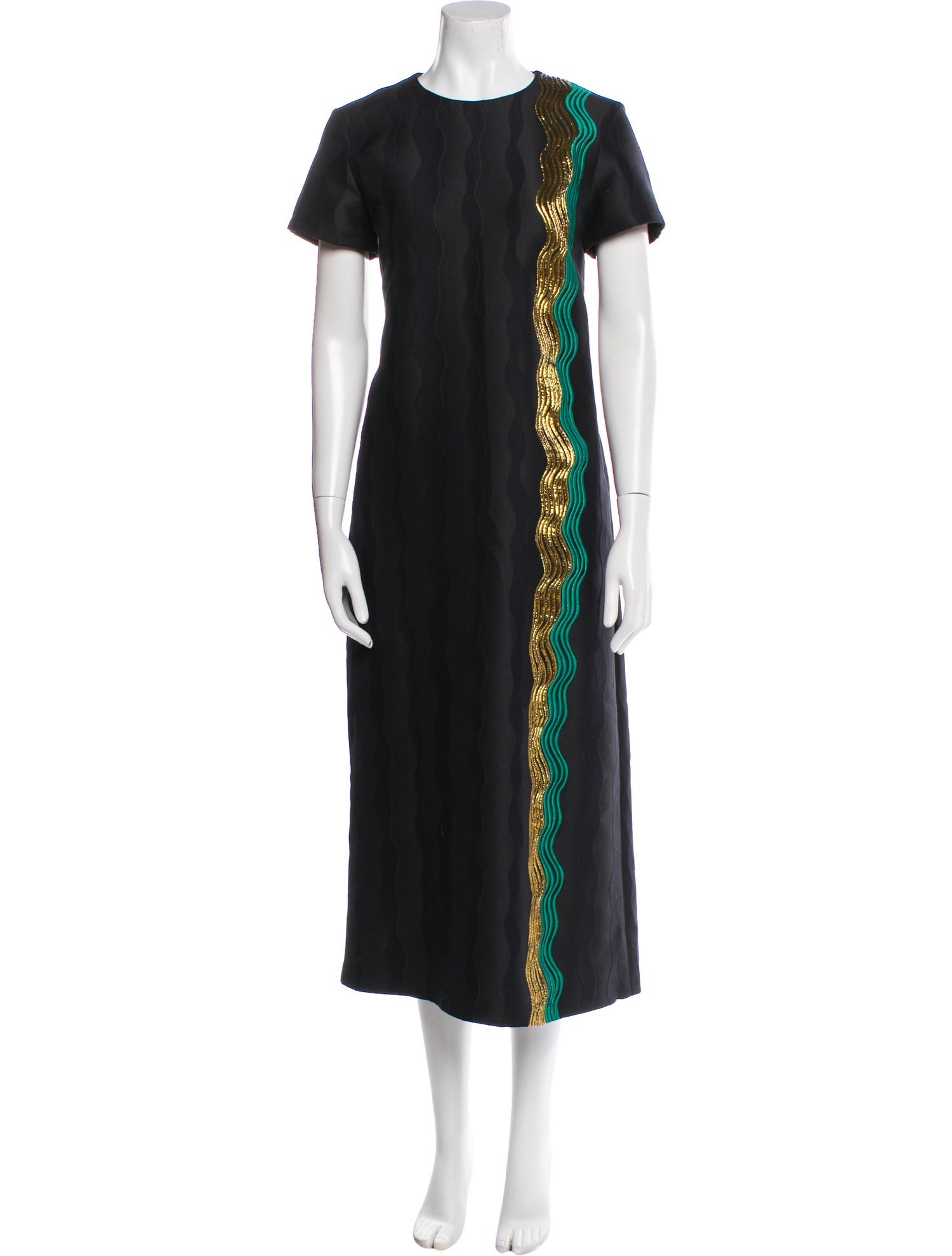 La DoubleJ Crew Neck Long Dress