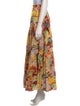 La DoubleJ Floral Print Midi Length Skirt