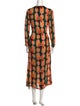 La DoubleJ Printed Midi Length Dress