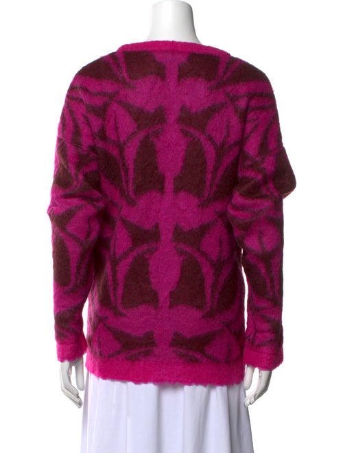 La DoubleJ Kid Mohair Printed Sweater