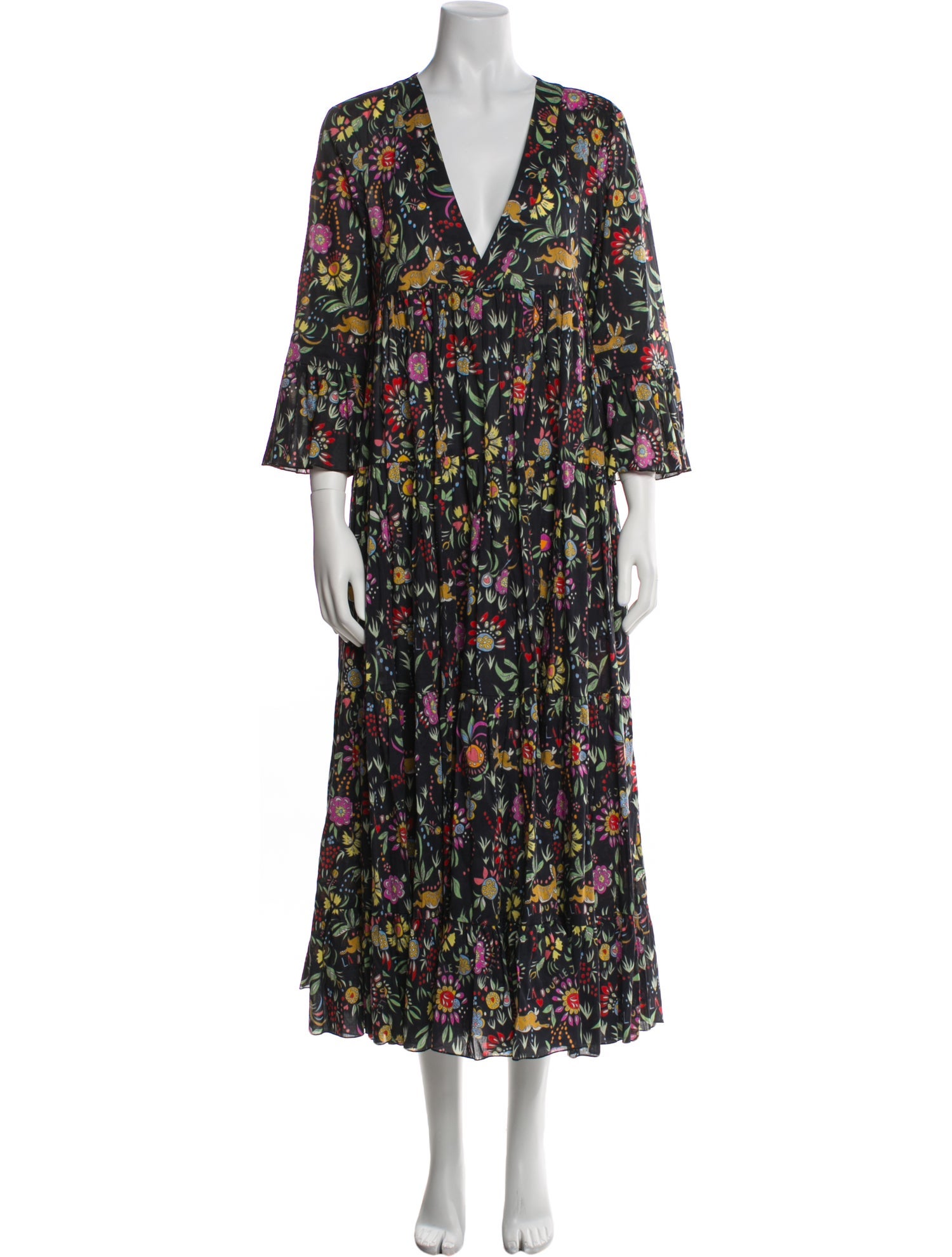 La DoubleJ Floral Print Long Dress