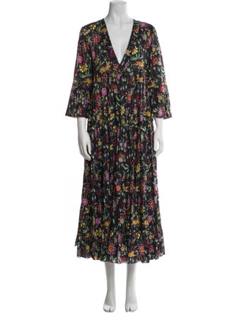 La DoubleJ Floral Print Long Dress