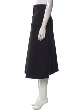 La DoubleJ Wool Midi Length Skirt