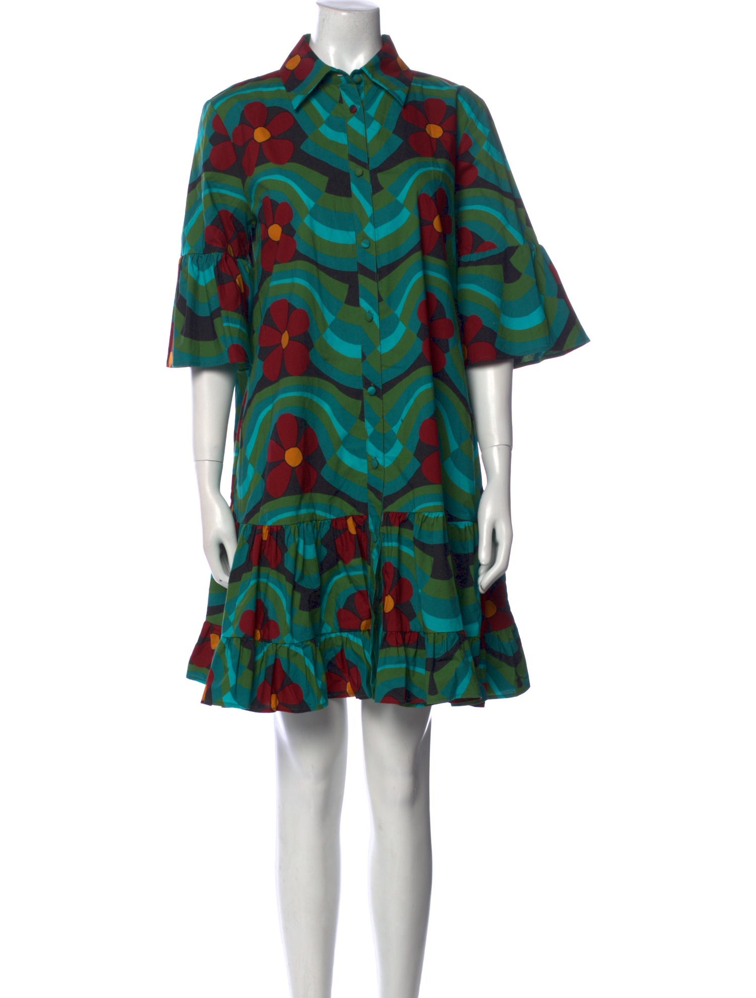 La DoubleJ Printed Mini Dress