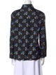 La DoubleJ Silk Printed Button-Up Top