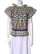 La DoubleJ Printed Scoop Neck Blouse