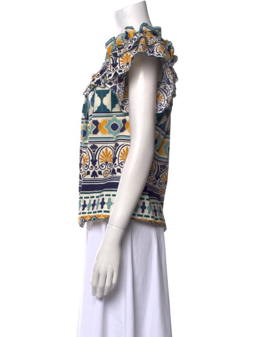 La DoubleJ Printed Scoop Neck Blouse