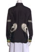 La DoubleJ Silk Printed Button-Up Top