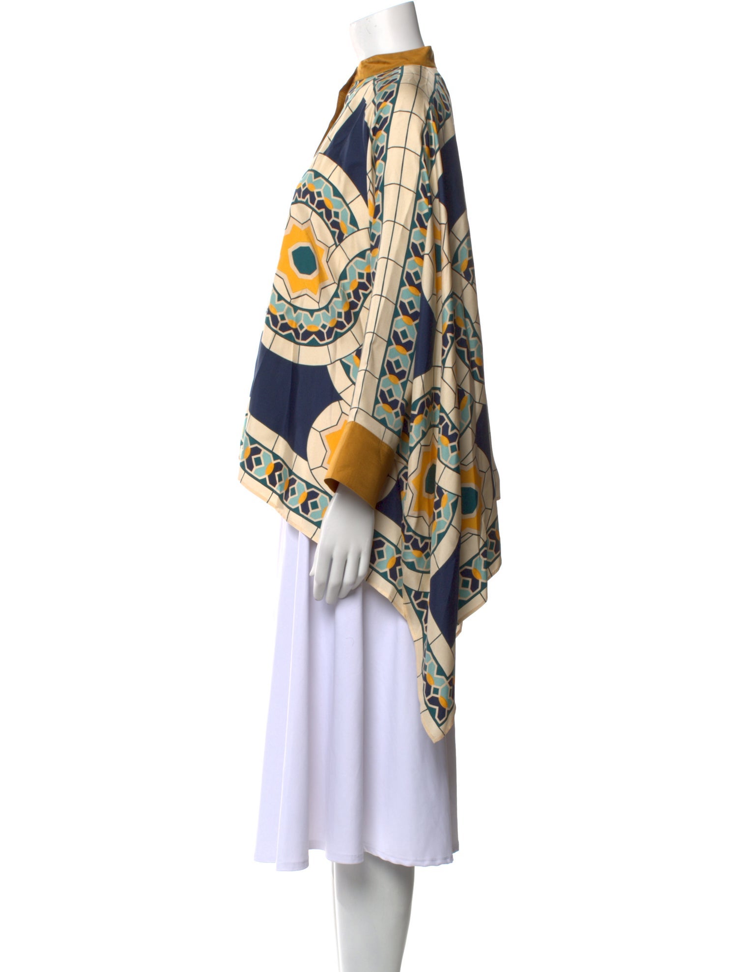 La DoubleJ Silk Printed Blouse