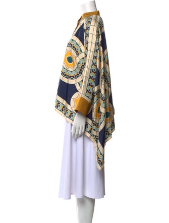 La DoubleJ Silk Printed Blouse