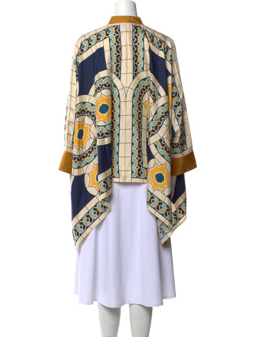 La DoubleJ Silk Printed Blouse