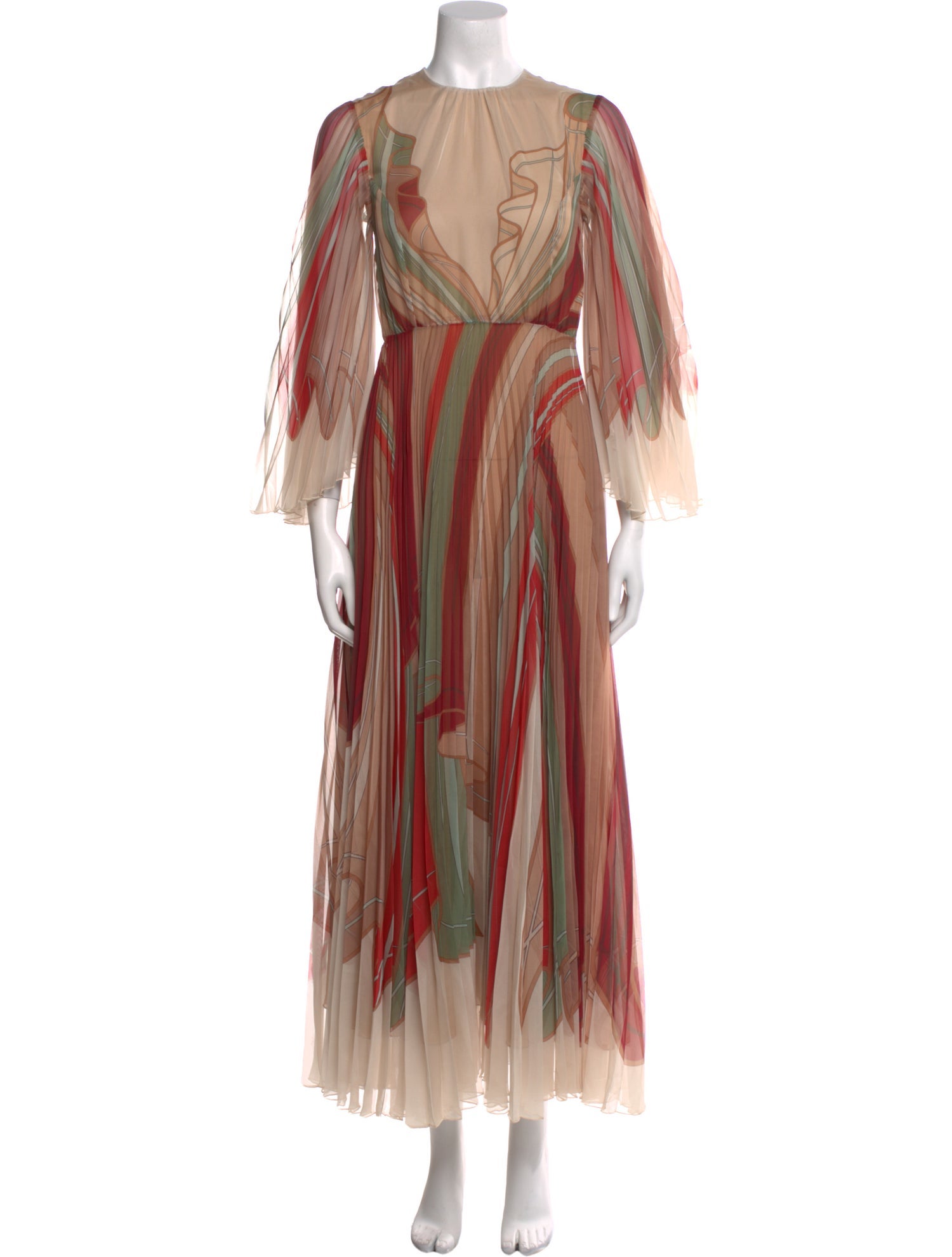 La DoubleJ Striped Long Dress