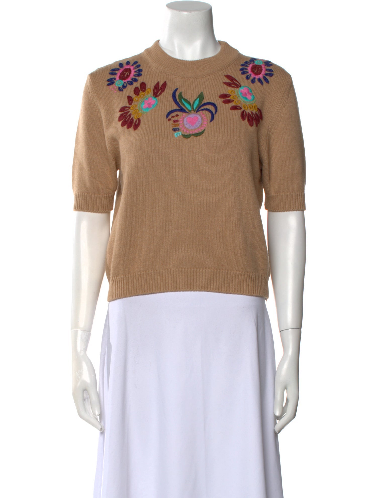 La DoubleJ Printed Crew Neck Sweater