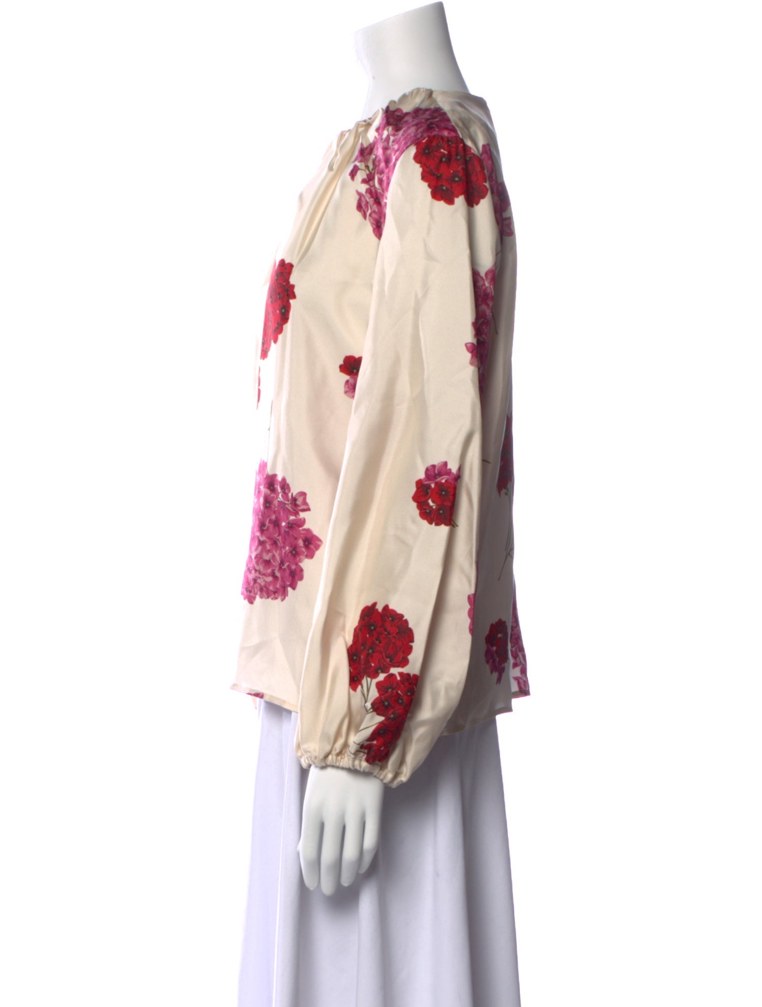 La DoubleJ Silk Floral Print Blouse w/ Tags