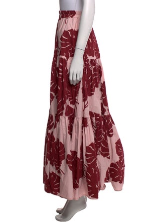 La DoubleJ Printed Midi Length Skirt