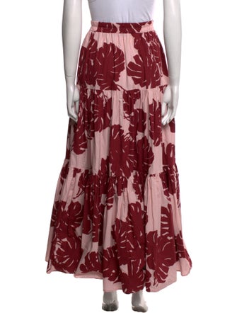La DoubleJ Printed Midi Length Skirt