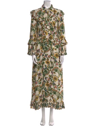 La DoubleJ Floral Print Long Dress