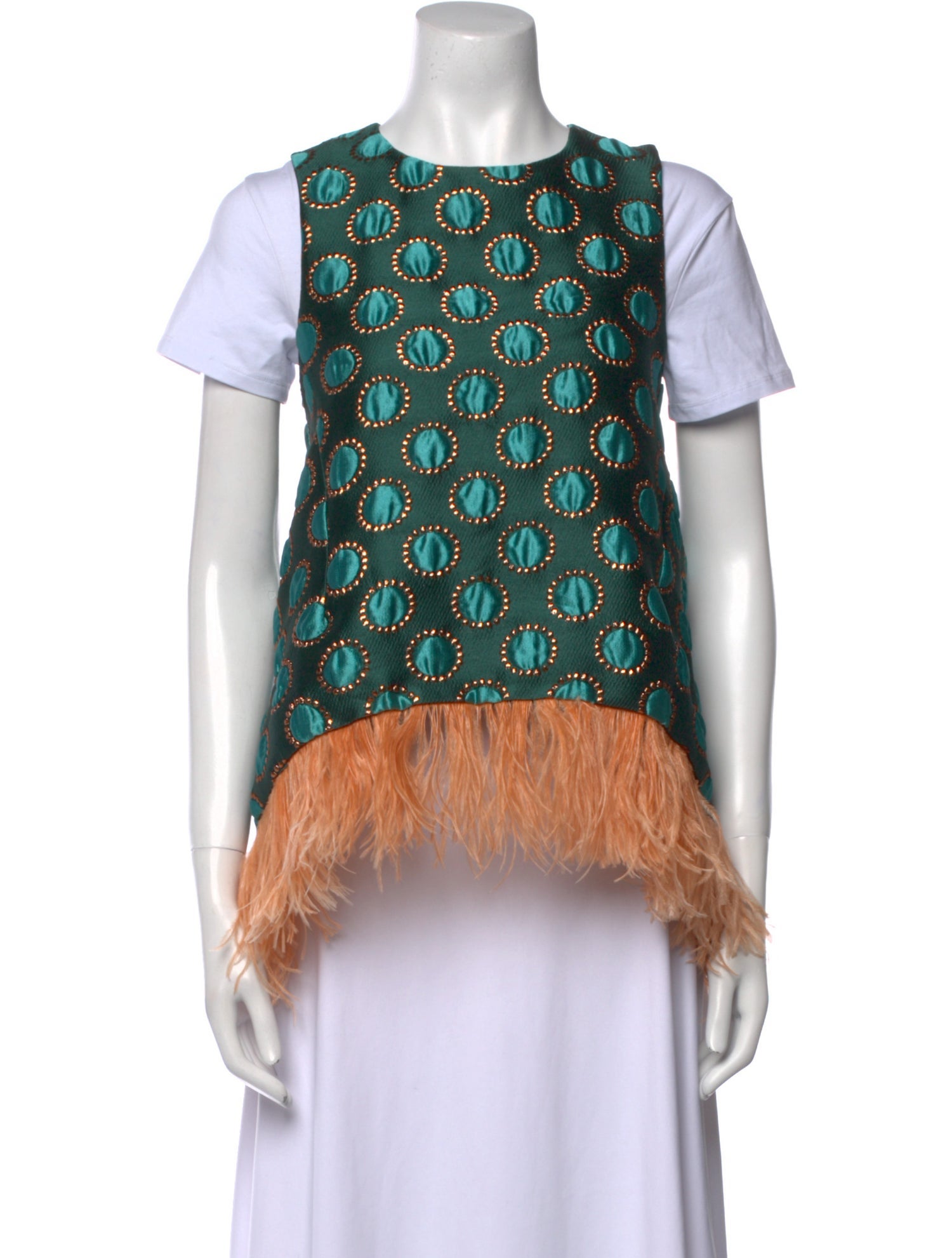 La DoubleJ Printed Crew Neck Top