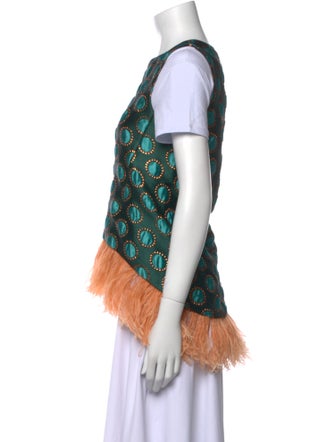 La DoubleJ Printed Crew Neck Top