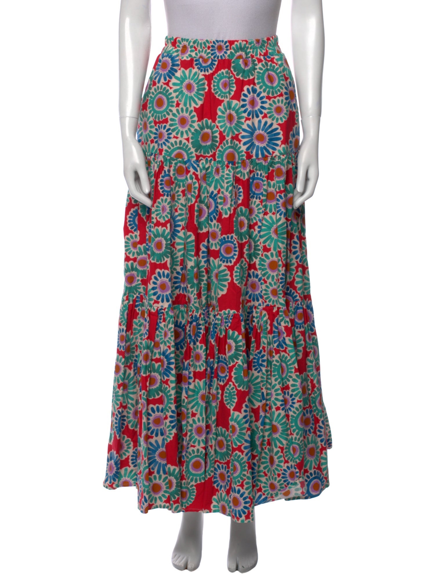 La DoubleJ Floral Print Long Skirt