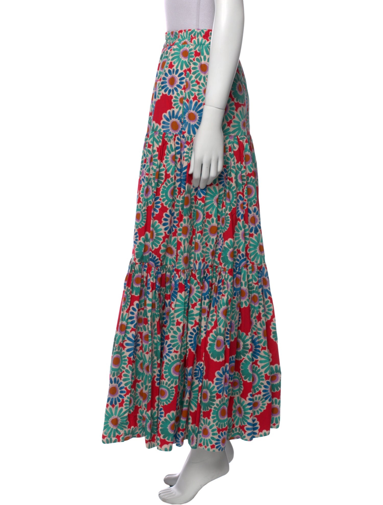 La DoubleJ Floral Print Long Skirt