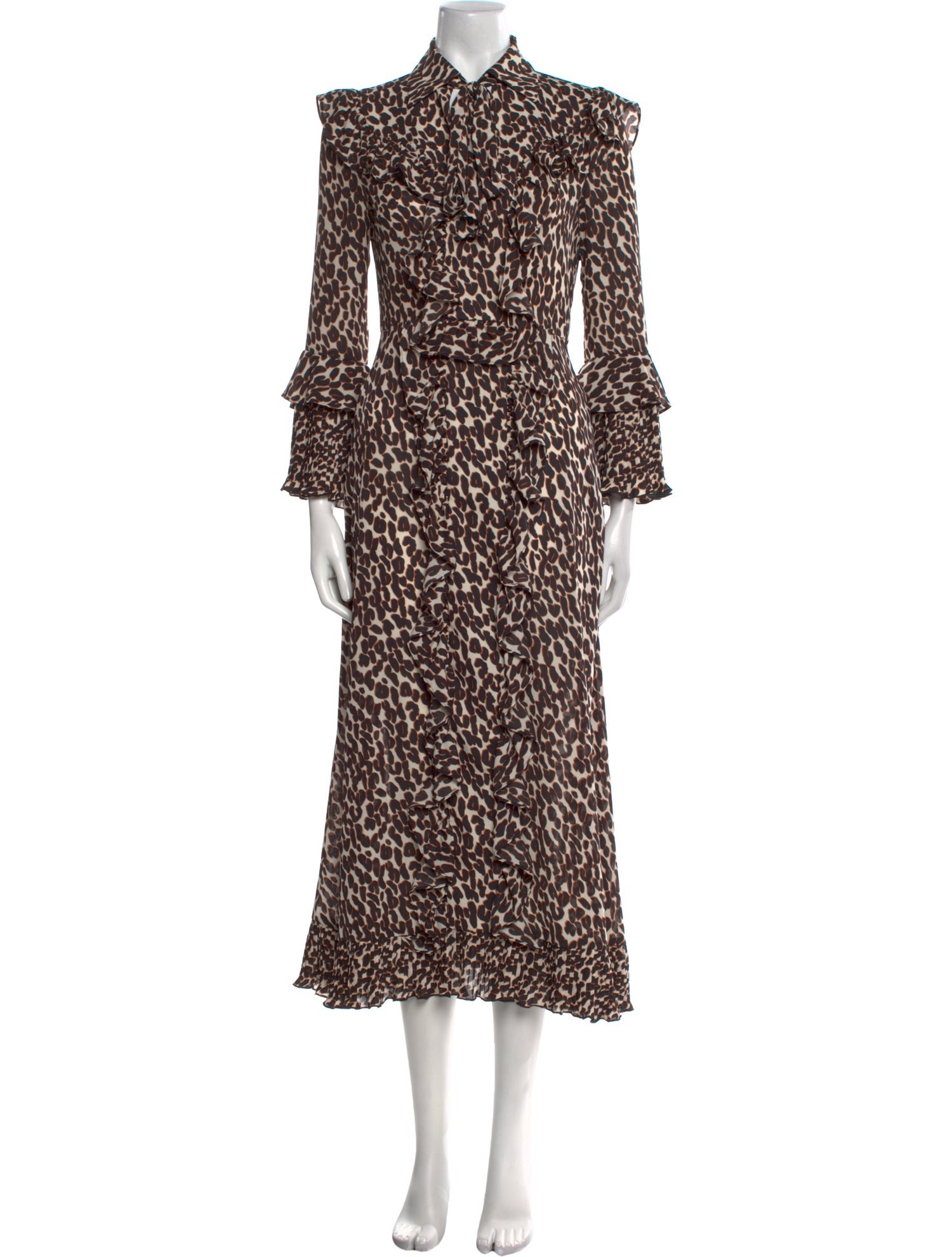 La DoubleJ Animal Print Long Dress