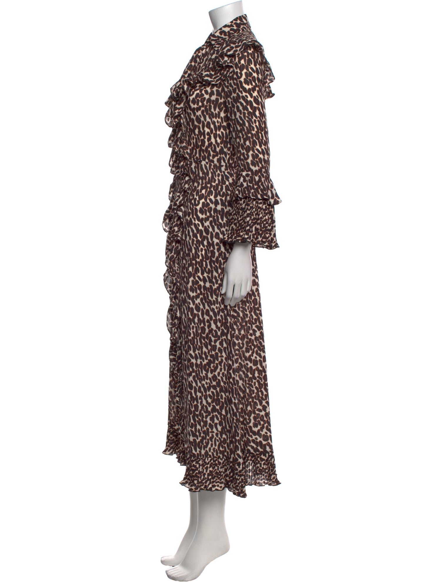 La DoubleJ Animal Print Long Dress