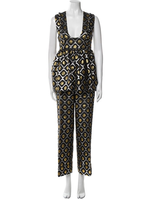 La DoubleJ Printed Pant Set
