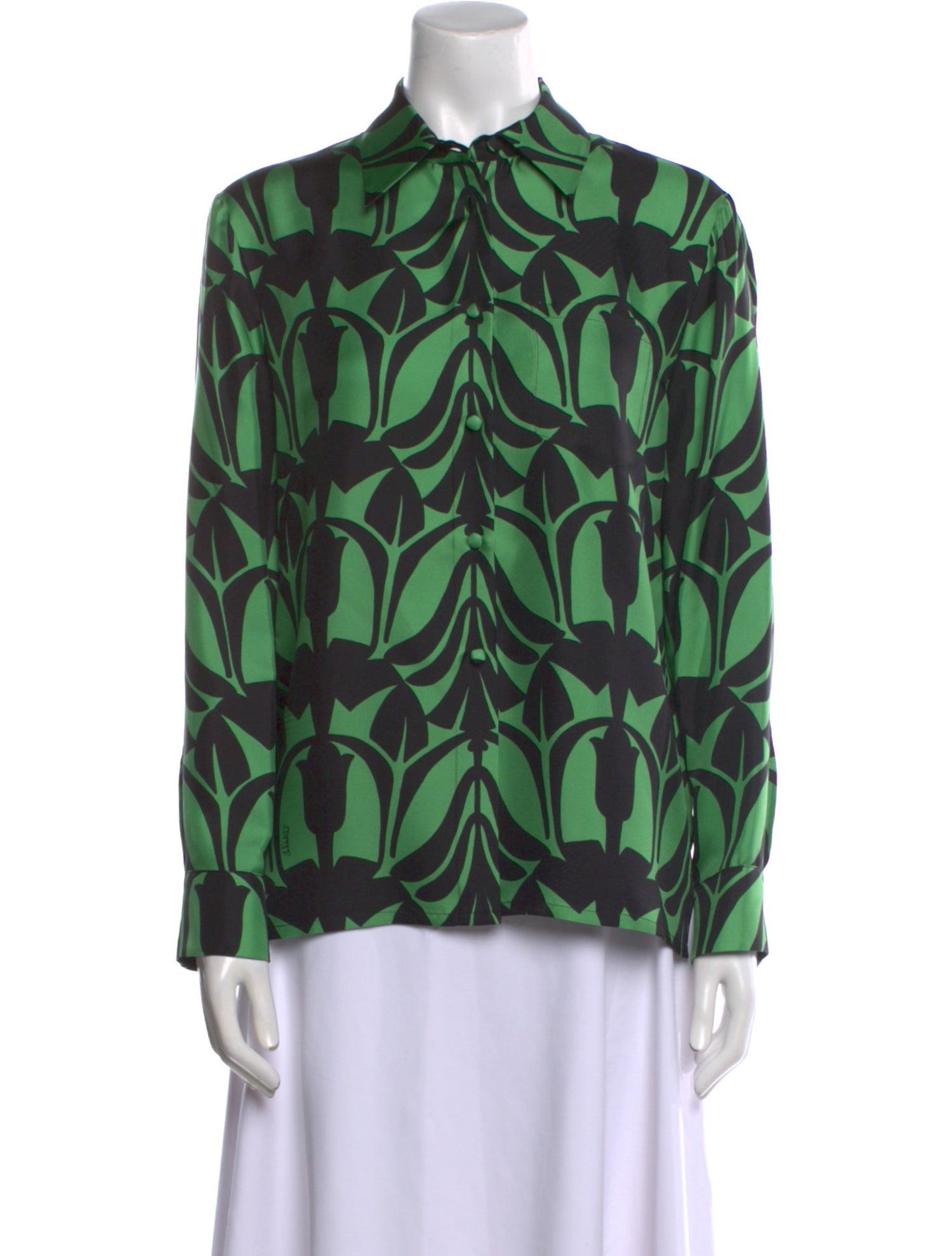 La DoubleJ Silk Printed Blouse w/ Tags