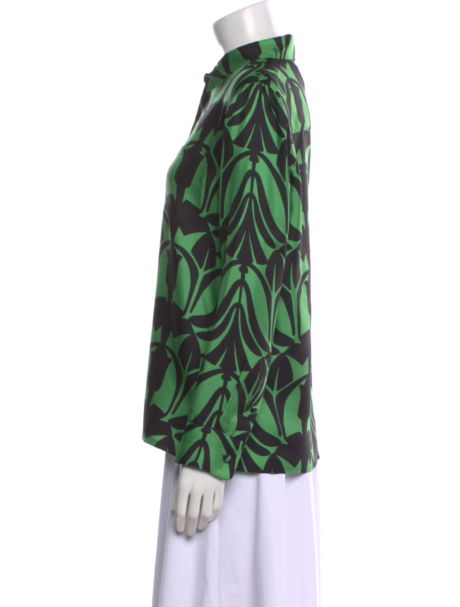 La DoubleJ Silk Printed Blouse w/ Tags