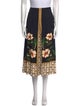 La DoubleJ Floral Print Midi Length Skirt