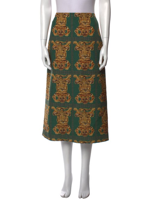 La DoubleJ Wool Midi Length Skirt