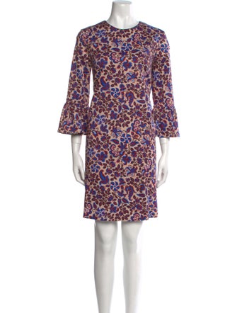 La DoubleJ Floral Print Mini Dress