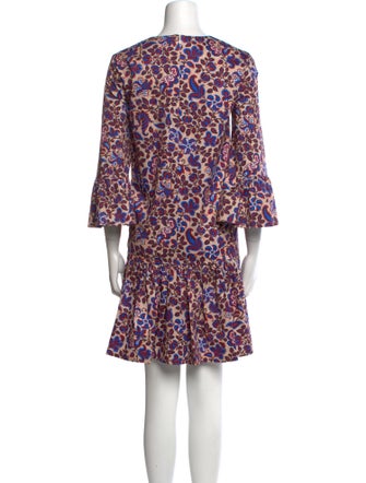 La DoubleJ Floral Print Mini Dress