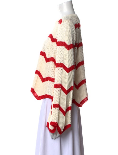 La DoubleJ Striped Crew Neck Sweater