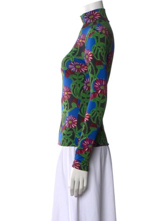 La DoubleJ Nylon Floral Print Top