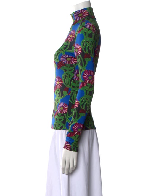 La DoubleJ Nylon Floral Print Top