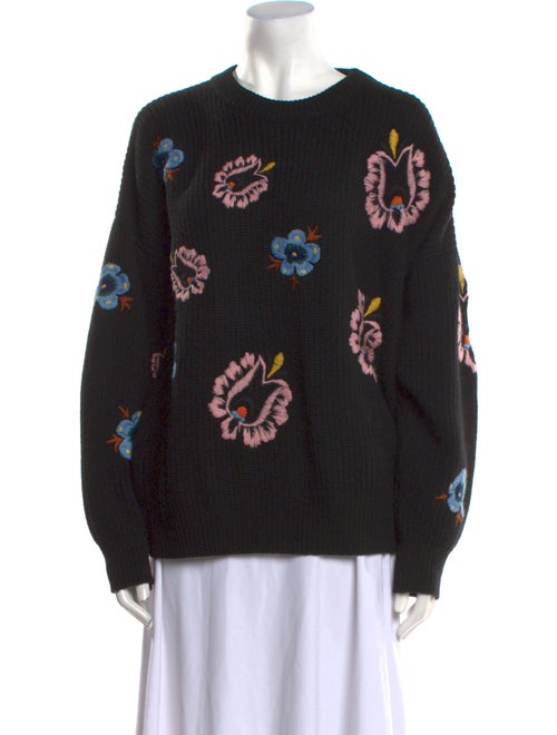 La DoubleJ Printed Crew Neck Sweater