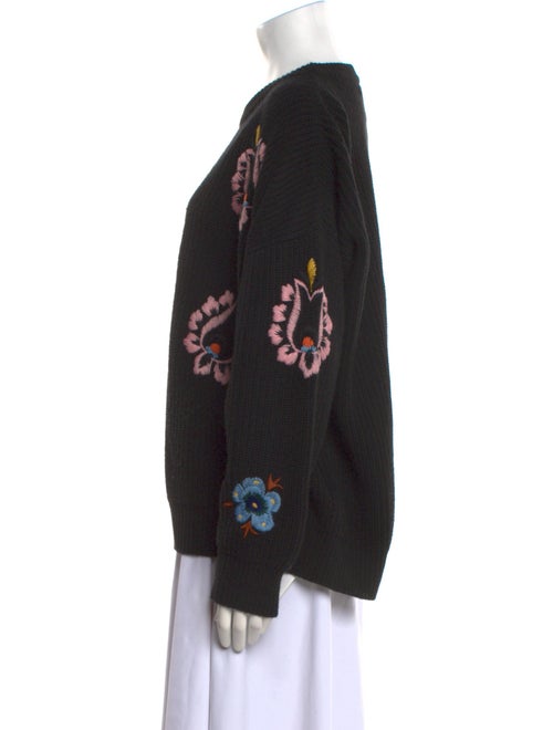 La DoubleJ Printed Crew Neck Sweater