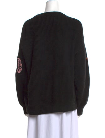 La DoubleJ Printed Crew Neck Sweater