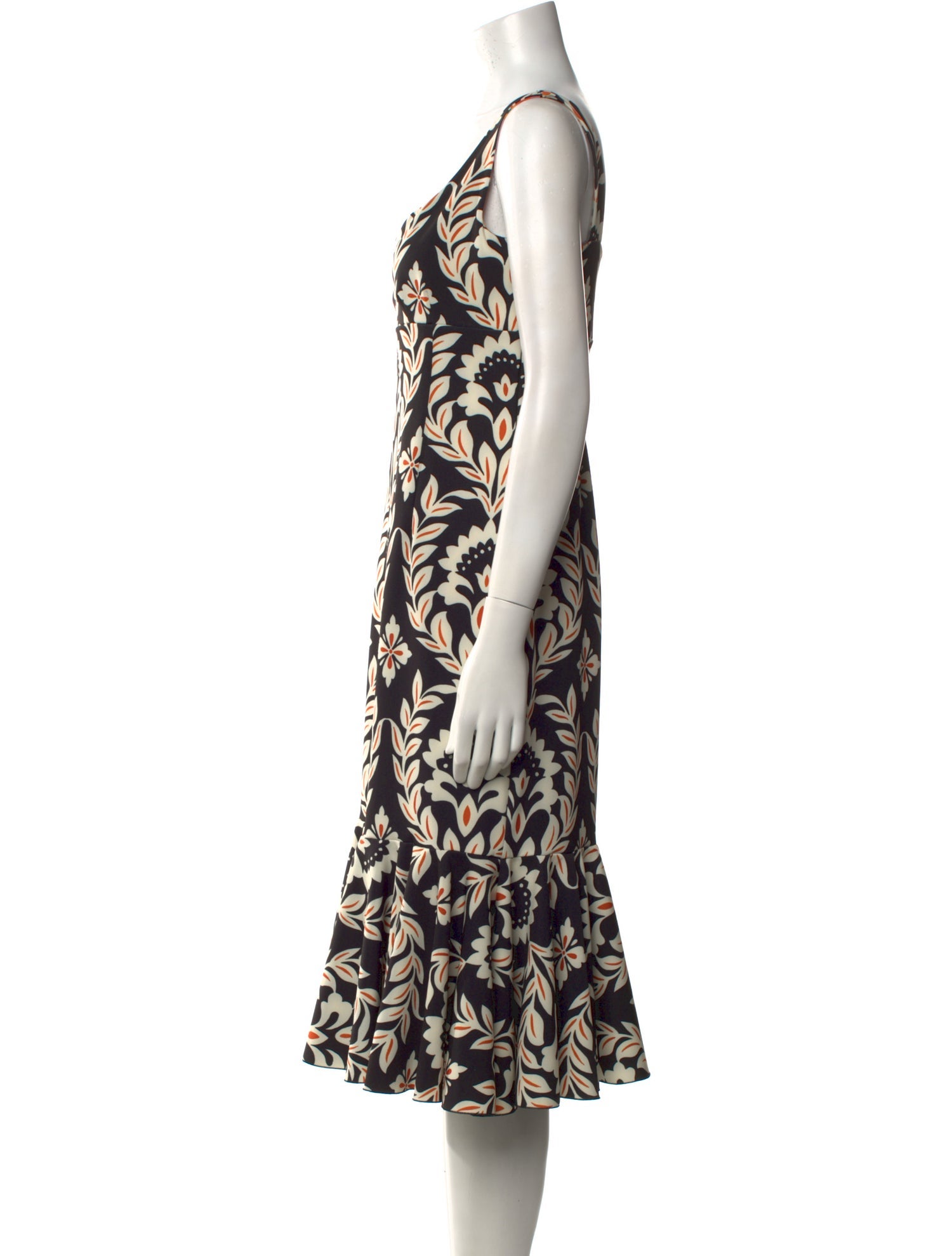 La DoubleJ Printed Midi Length Dress w/ Tags