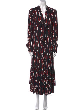 La DoubleJ Printed Midi Length Dress