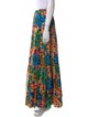 La DoubleJ Floral Print Midi Length Skirt