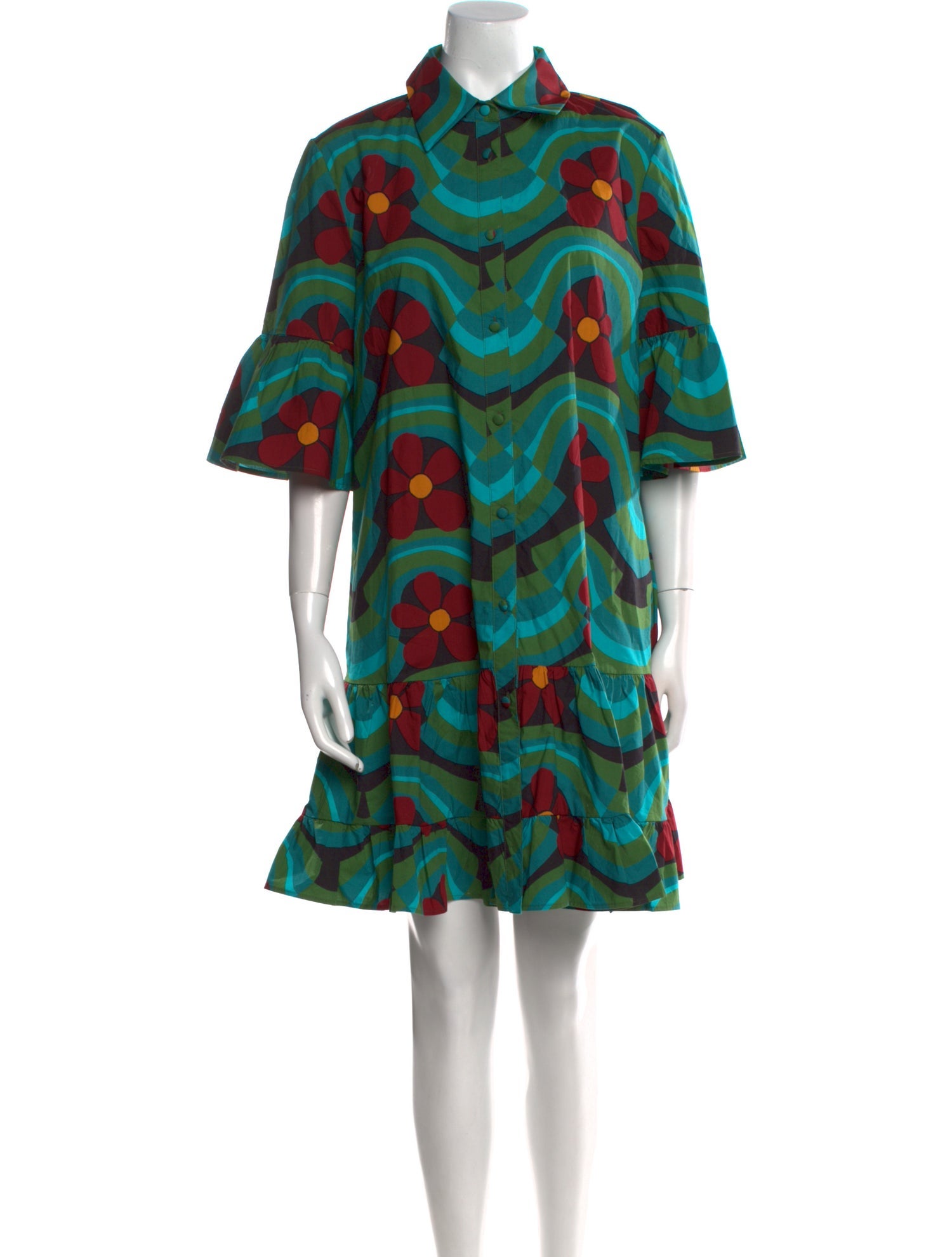 La DoubleJ Printed Mini Dress