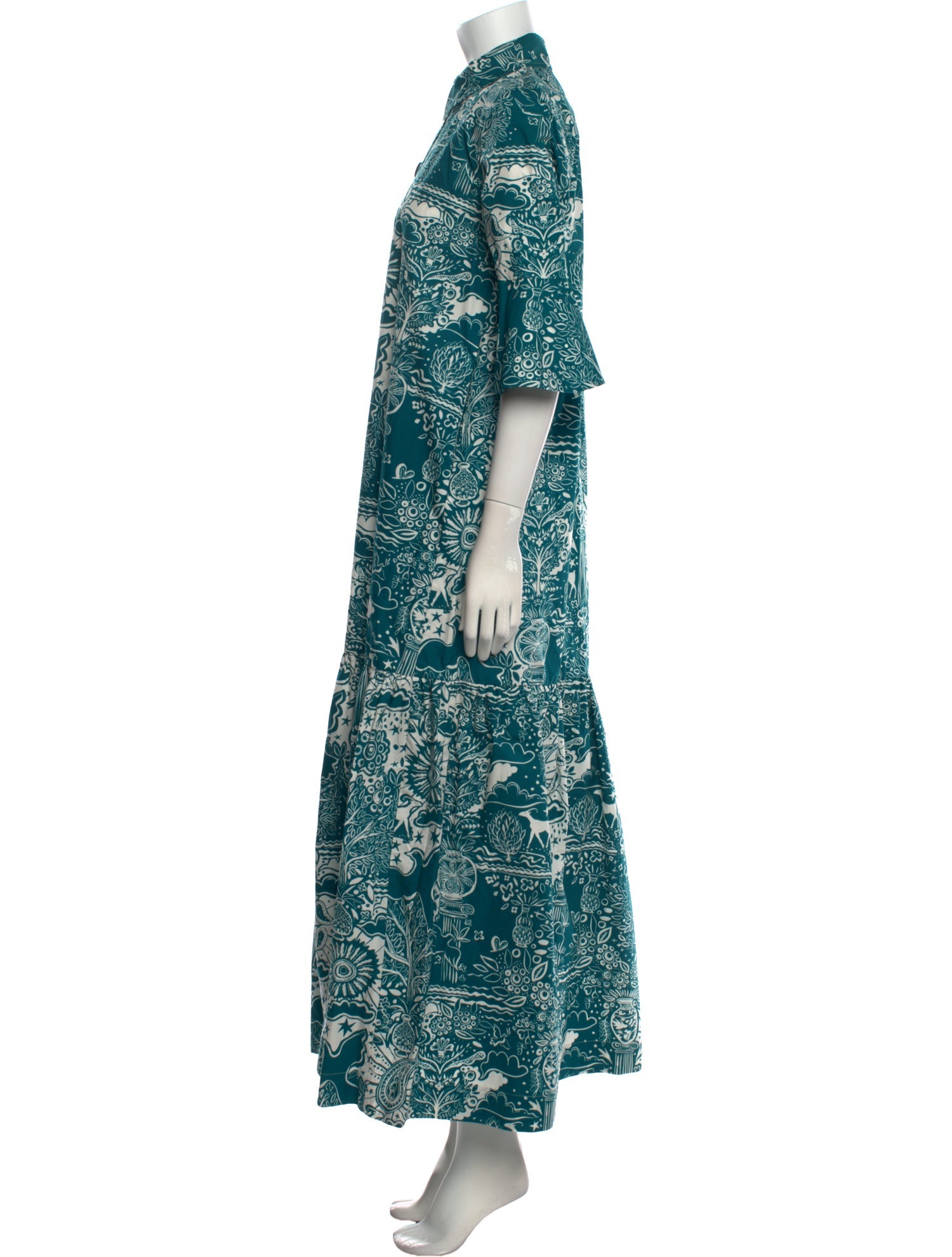 La DoubleJ Paisley Print Long Dress w/ Tags