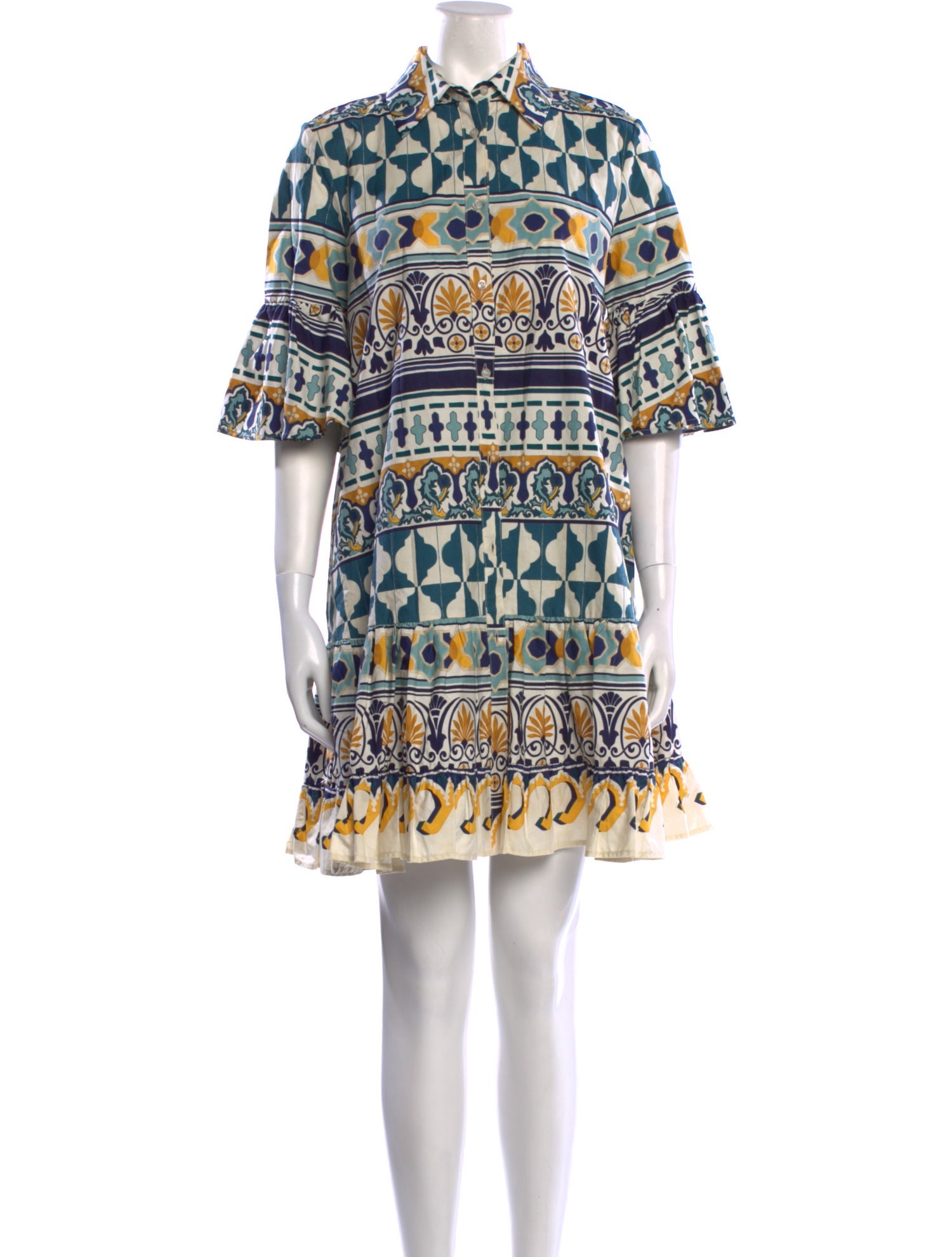 La DoubleJ Printed Mini Dress